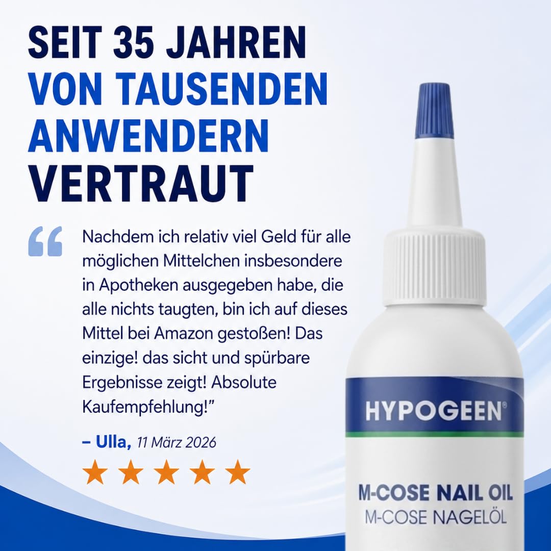 Kosmetische Nagelpilz Pflege – 100 ml Nagelöl - Schnell &amp; Intensiv – Wasserfreie Formel mit Teebaumö