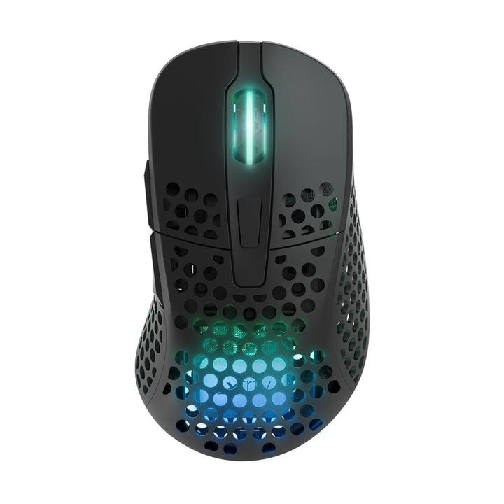 Xtrfy M4 Kabellose ultraleichte Gaming-Maus, RGB, verstellbare Form, 2,4 GHz, verzögerungsfrei, kabe