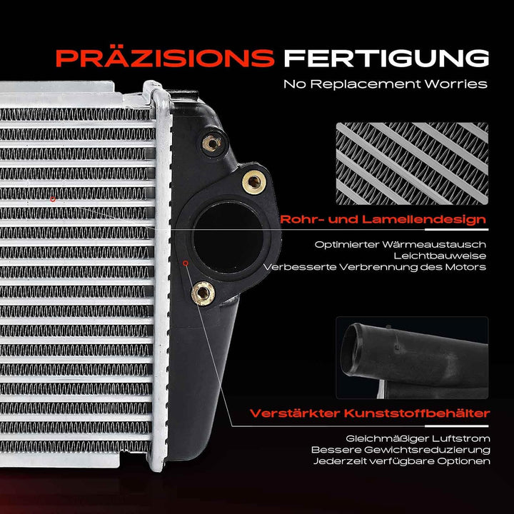 Frankberg Ladeluftkühler Turbokühler Kompatibel mit 6 G.G 2.0L Diesel 6 Kombi G.Y 2.0L Diesel 2002-2