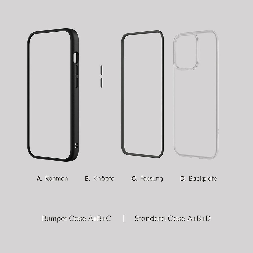 RhinoShield Modulares Case kompatibel mit [iPhone 13 Pro] | Mod NX - Anpassbare &amp; stossdämpfende Sch