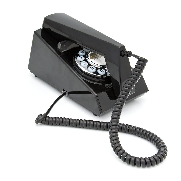 GPO GPOTRMB Trim Telephone Desktop Push-Button Telephone (Black) Schwarz, Schwarz