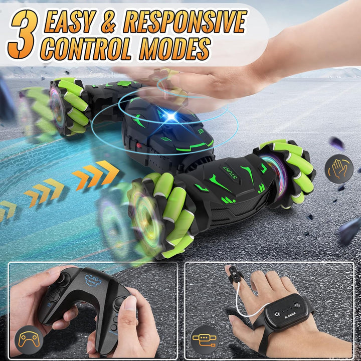 Pristar Ferngesteuertes Auto 1:14 RC Stunt Auto Car Drift Spielzeug 2,4 GHz 360 Drehung Handgeführte
