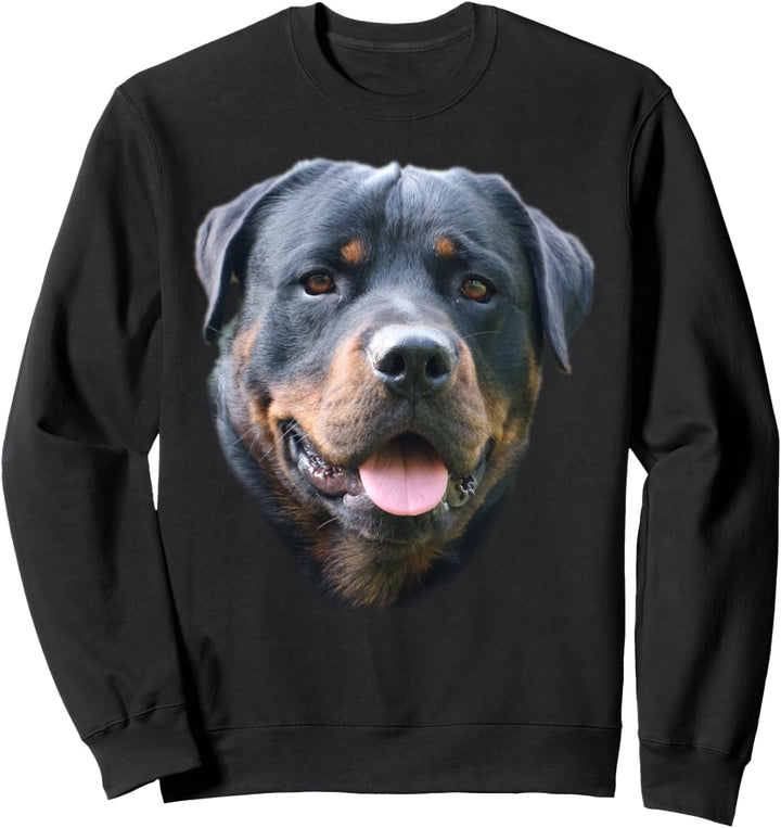 Rottweiler Gesicht Sweatshirt
