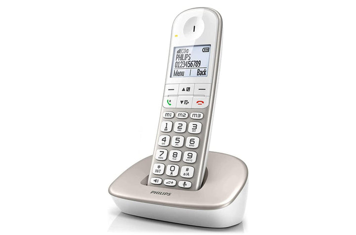 Philips XL4901S DECT-Komforttelefon – Schnurloses Telefon mit Mobilteil – Grosse Tasten - Lautstärke