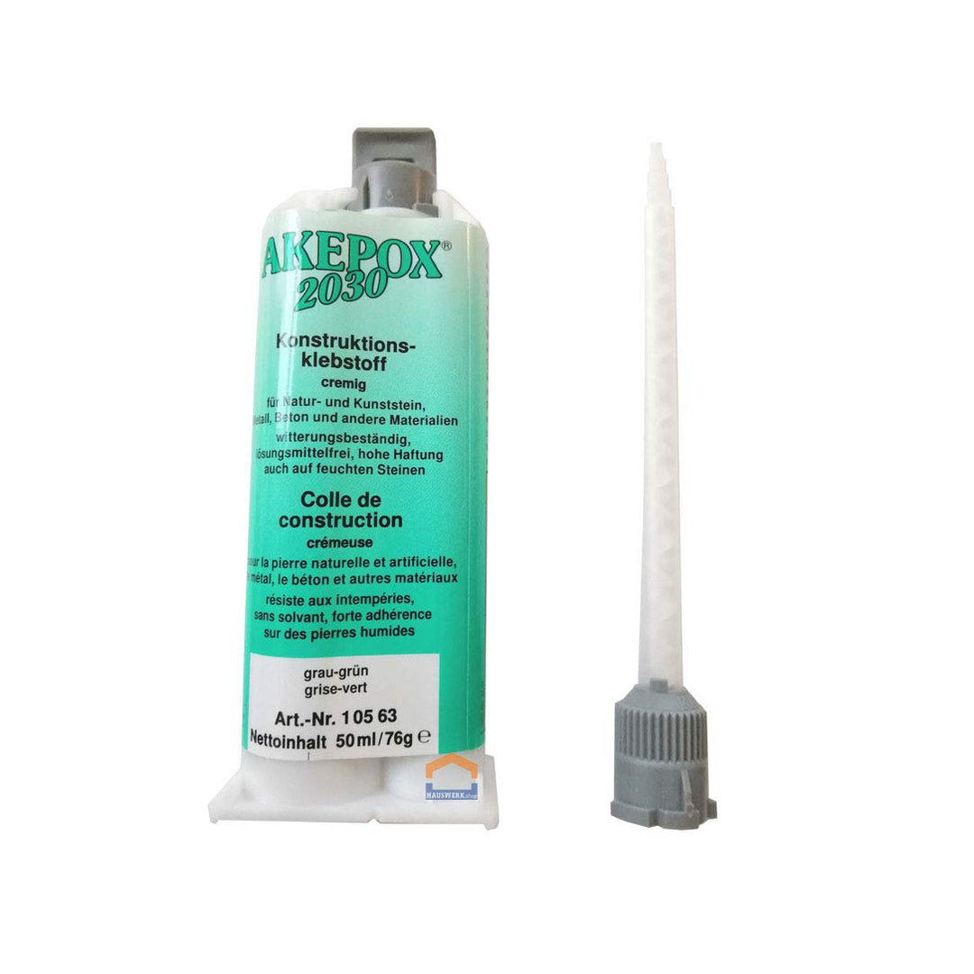 Akepox® 2030 - Colle de construction - Akemi - 50 ml kartusche, Grau grün