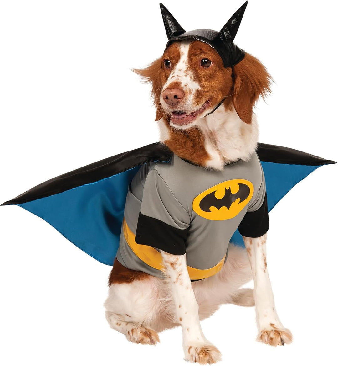 Rubie‘s Official DC Batman-Kostüm für grosse Hunde, Grösse XXL, Hals bis Schwanz 91,5 cm, Brust 81 c