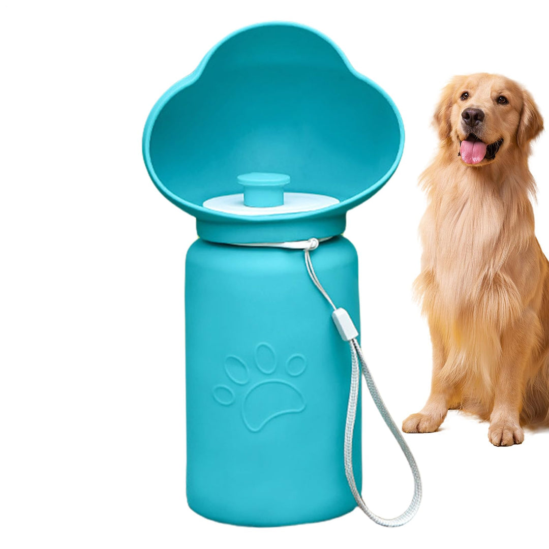 Tragbare Hunde-Wasserflasche, Hunde-Wasserflaschen zum Spazierengehen blau A, blau A