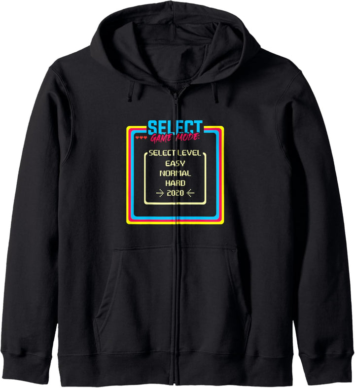 Select Game Mode Easy Normal Hard 2020 - Video Gamer Player Kapuzenjacke