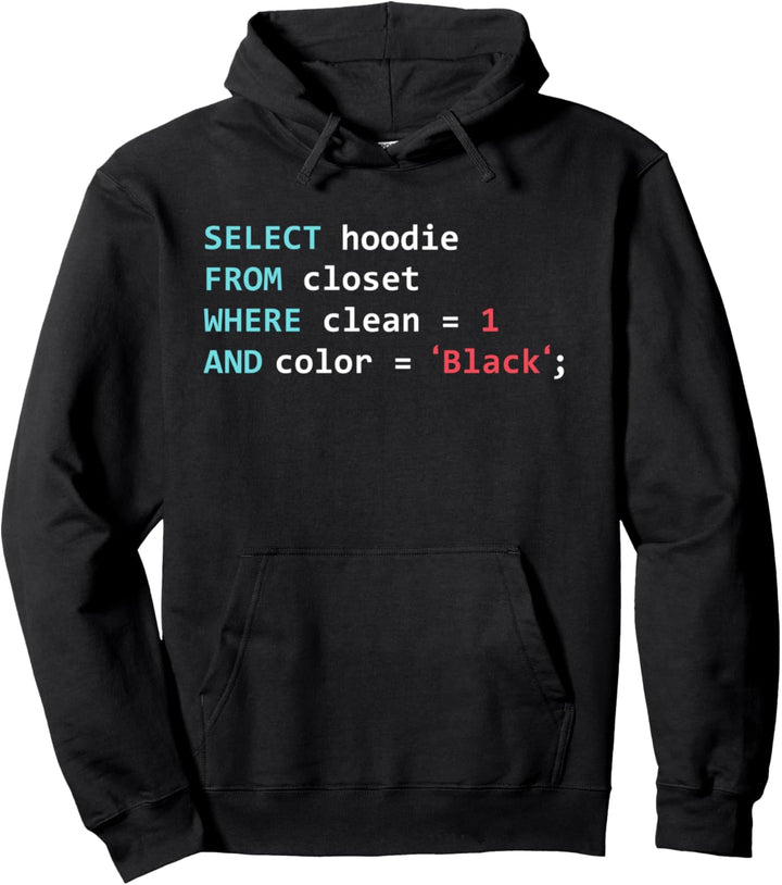 Datenbank SQL Query Informatiker Pullover Hoodie