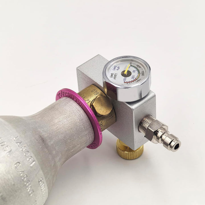 DRYHTEN Quick Connect CO2 Nachfüll-Adapter für rosa Flasche für Terra DUO ART Gaia Sodawasser-Maschi