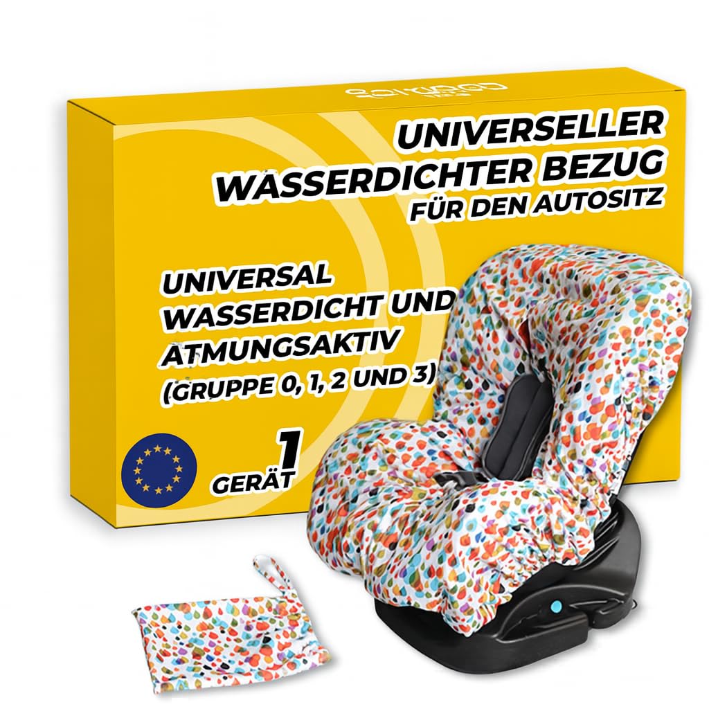 Universalbezug für Baby-Autositz, wasserdicht und atmungsaktiv (Gruppe 0, 1, 2 und 3), Universalbezu