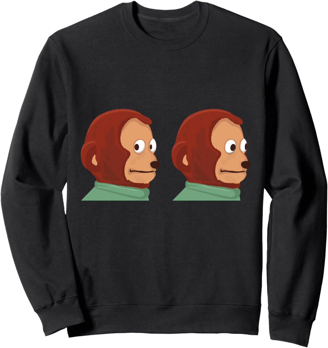 Awkward Look Monkey Puppet Meme Sweatshirt