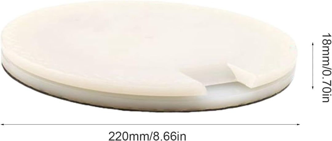 Rubber Cutting Table, Stainless Steel Tennis Cutting Board, 8.66x0.71 Inches 360° Rotatable Racket T