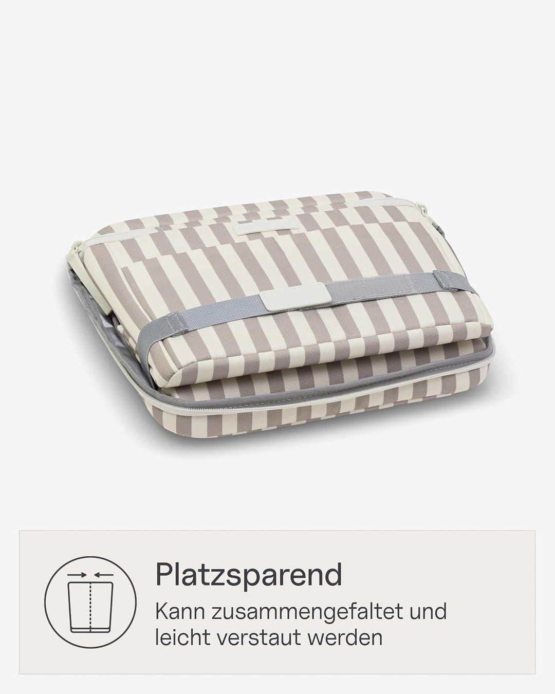 Kapten &amp; Son Oulu Cooler Bag Muted Rose Striped 11 L Kühltasche faltbar, Muted Rose Striped