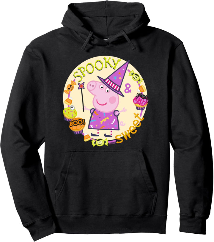 Peppa Wutz Spooky And Sweet Halloween Pullover Hoodie