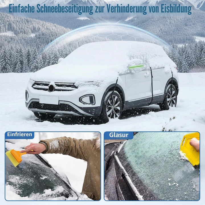Halbgarage Auto Winterabdeckung Kompatibel mit VW T-ROC 2017-2025 – Stabile Hagelsichere Autoabdecku