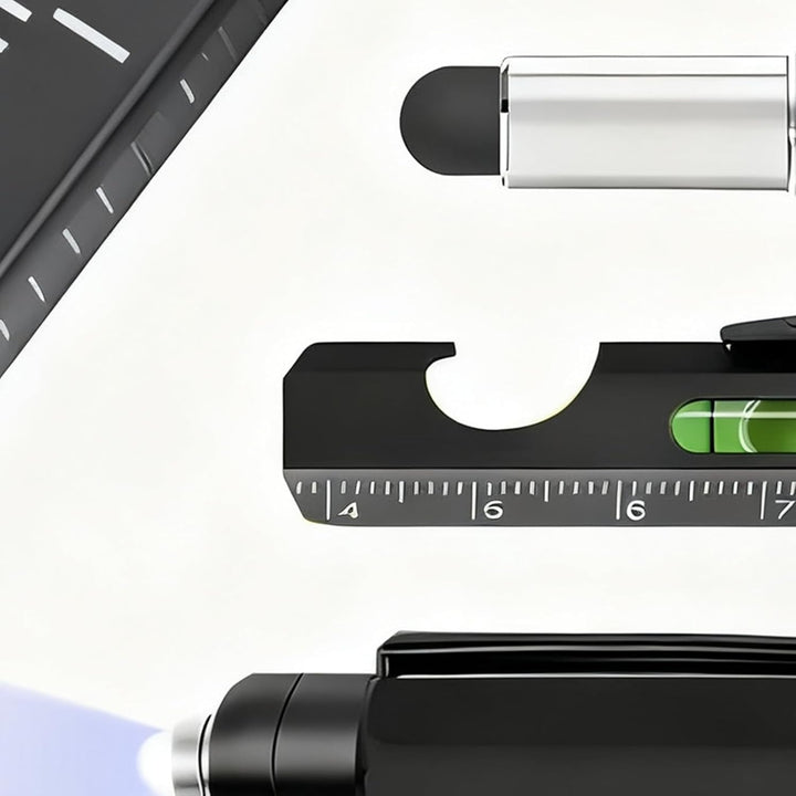 Generisch Multifunktionsstift,9 In 1 Taschen Gadget Mit LED Licht - Schraubendreher-Stift Mit Wasser