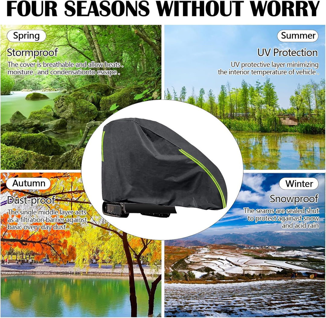 Baggerabdeckung, 420D Abdeckung für Minibagger 800-1600kg, Wasserdicht Atmungsaktive Baggerplane, Mi
