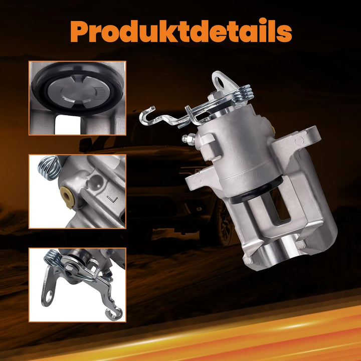 maXpeedingrods Bremszange Bremssattel Hinten Links für A3 8P1 Altea 5P1 Octavia