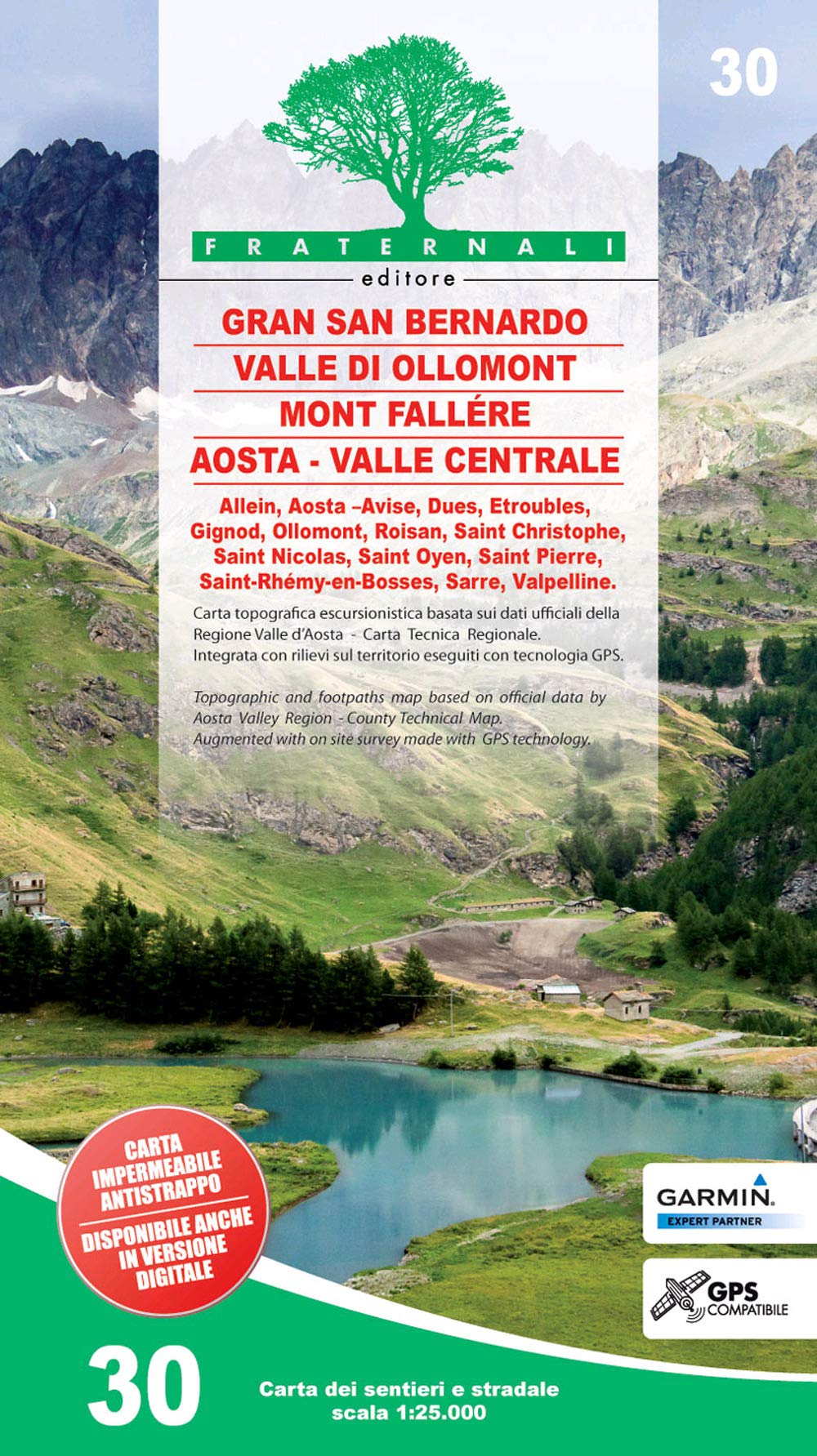 Valle del Gran San Bernando (wandelkaart, Band 30), Karte