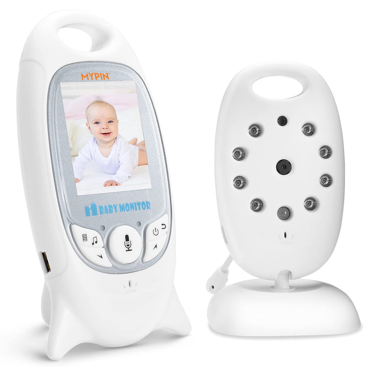 Babyphone Wireless Live Kamera Babyphone 2.4GHZ mit 2-Wege Audio/2"LCD-Bildschirm/Baby Haustier Vide