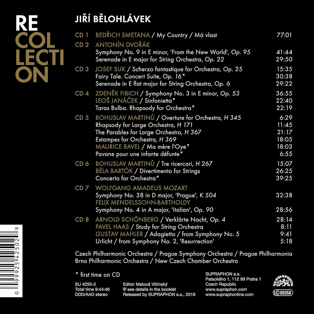 Re-Collection - Die Belohlavek-Gesamteinspielung, Audio-CD