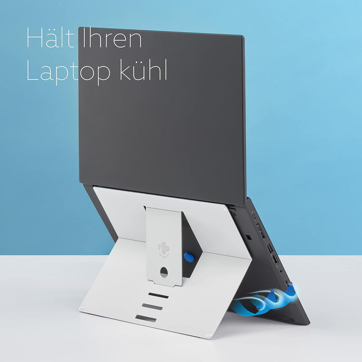 R-GO Tools RGORIATWH R-Go Riser Attachable Laptopständer weiss, Weiss