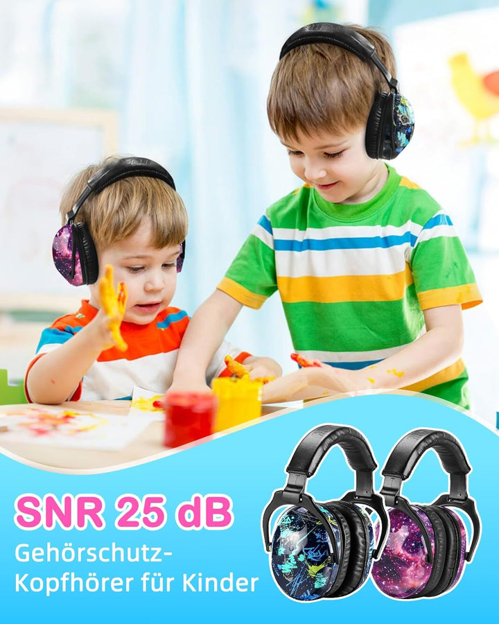 ZOHAN 030 Gehörschutz Kinder 2er Pack,Lärmschutz Kopfhörer Kinder mit Autismus, ohrenschützer kinder