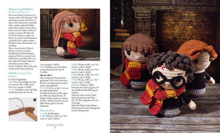 Die Häkelschule für Harry Potter-Fans – Minis: Magische Charaktere und phantastische Wesen im Kleinf
