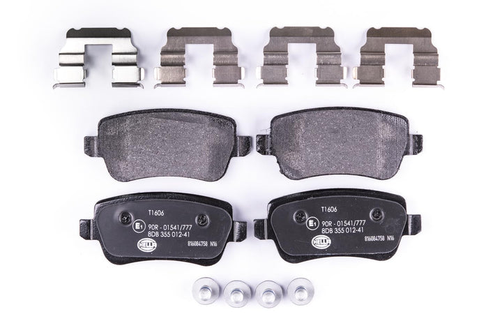 HELLA PAGID 8DB 355 012-411 Bremsbelagsatz - T1606 - Dicke/Stärke: 16.8mm - Bremssystem: Lucas - nic