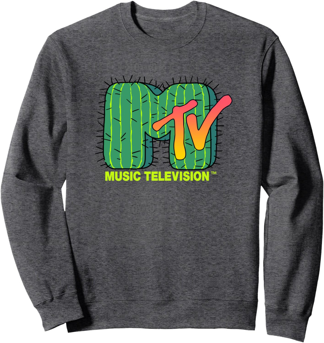 MTV Logo Sunset Cactus Sweatshirt