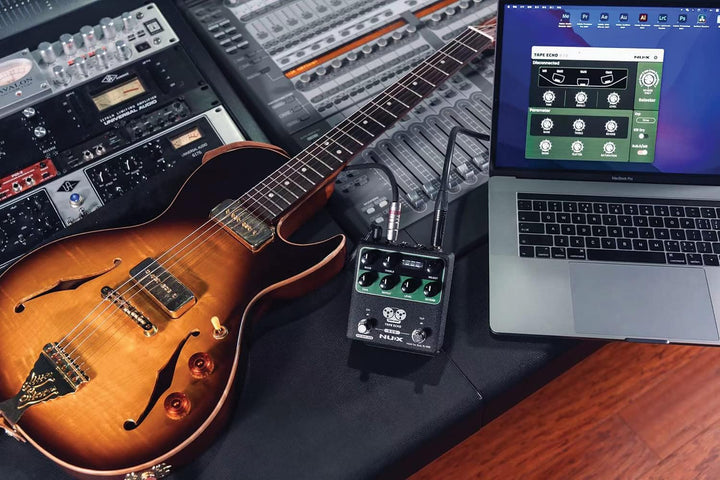 NUX - NDD7 – Tape Echo Pedal mit Midi, Grün