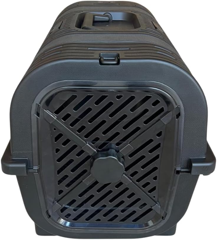 Mamapetz Lull Carrier Premium Haustier Transportbox Hund &amp; Katze Sicher &amp; Stilvoll (Schwarz), Schwar