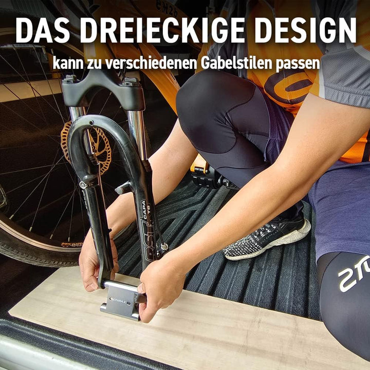 ONIPAX Triangle Bike Gabel Mount Hitch Rack; für 15 mm x 110 mm, 12 mm x 110 mm, 9 mm x 110 mm 110 m