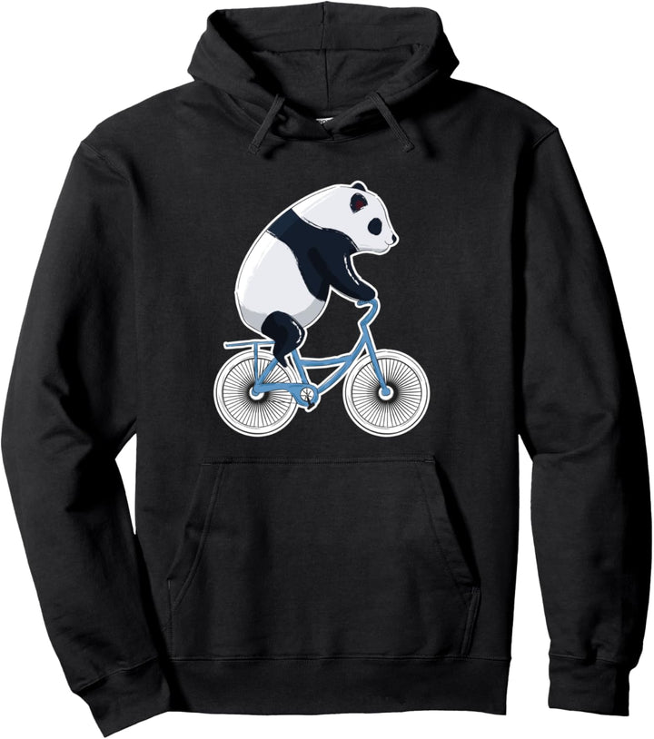 Pandabär Panda Fahrrad Fahren Radfahrer Radsport Geschenk Pullover Hoodie