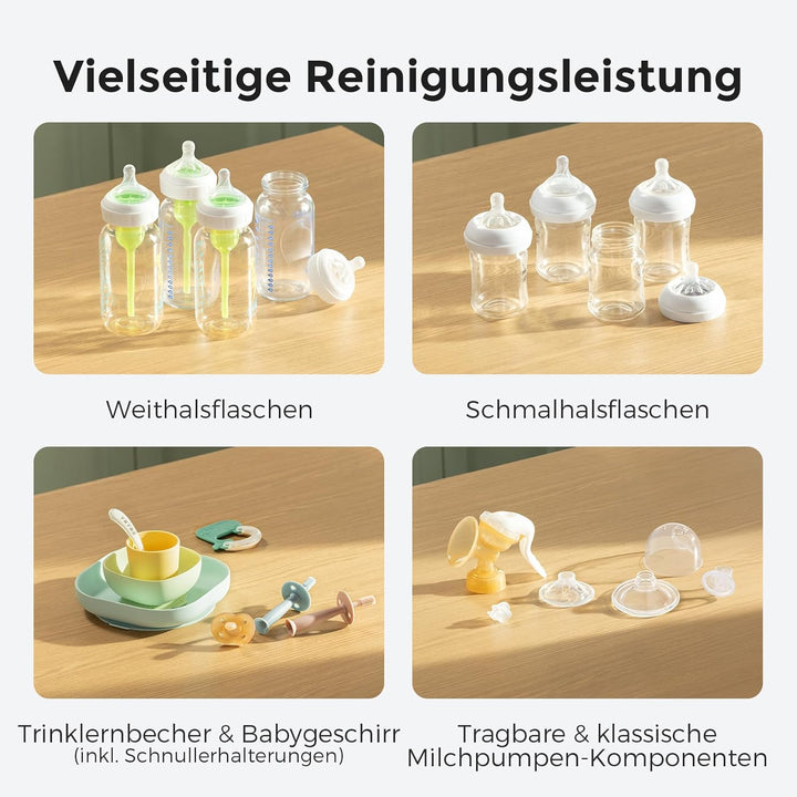 Momcozy KleanPal Pro Baby Bottle Washer Schnellster Flaschenreiniger mit Hochdruck &amp; Momcozy Offizie