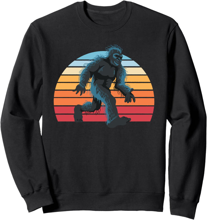 Kryptozoologie Sasquatch Mythos Kryptid Retro Bigfoot Sweatshirt