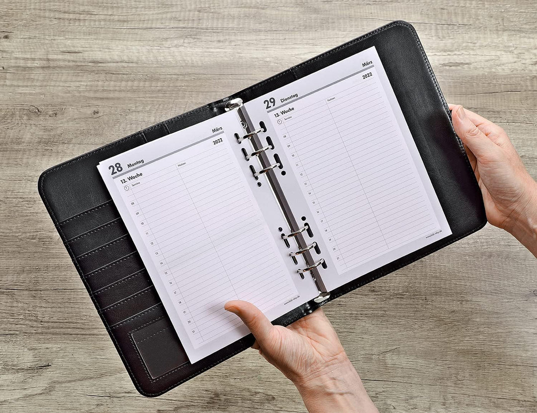 BSB Terminplaner Organizer Wochenplaner Terminkalender - 2022 - ca. A5-1 Woche = 2 Seiten - Softfoli