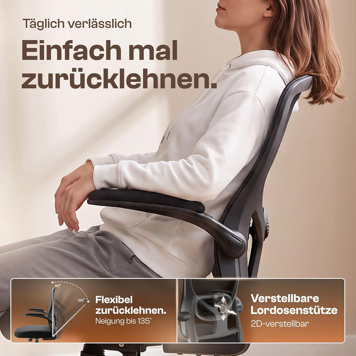 Delta Bürostuhl Ergonomisch Schreibtischstuhl, Delta