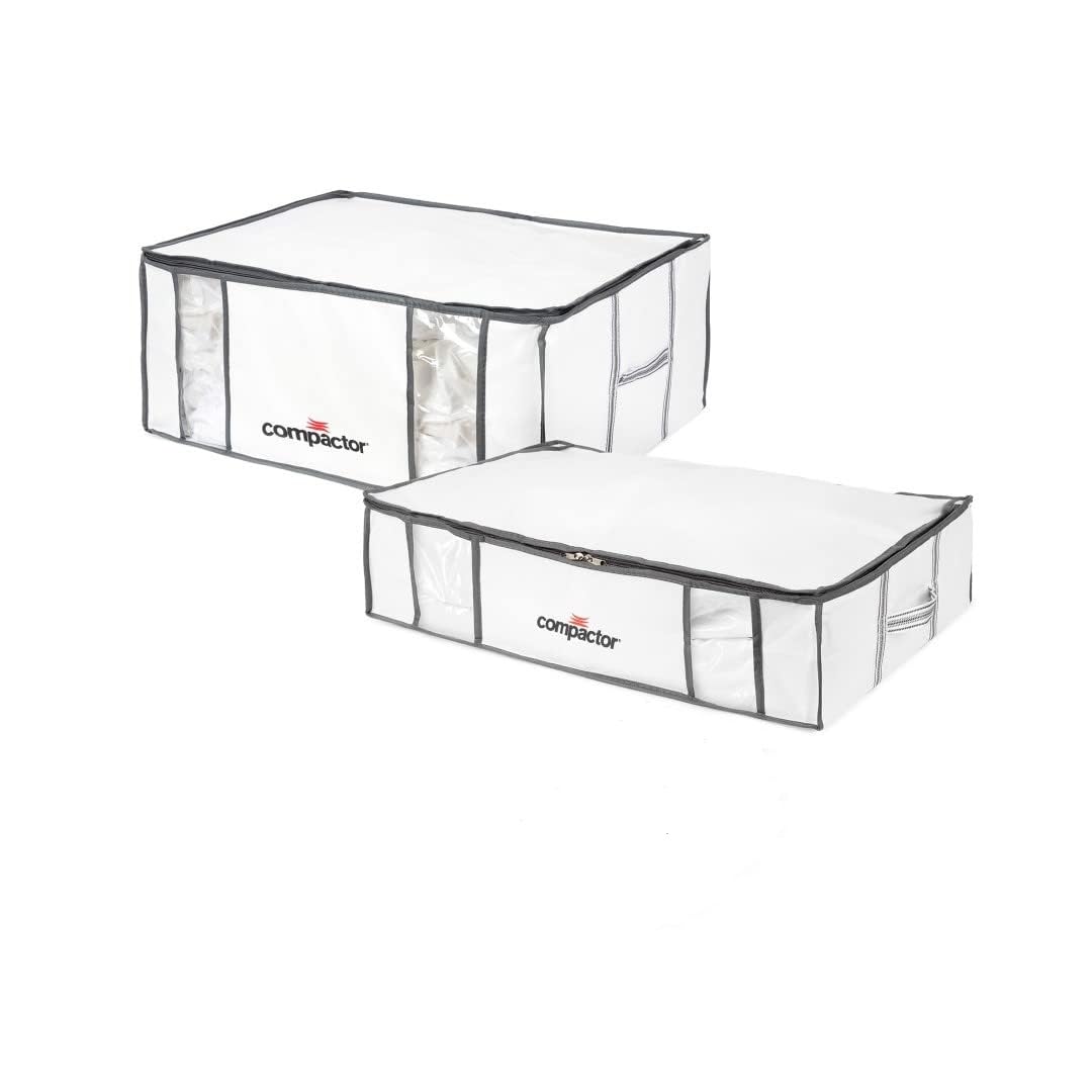 Compactor RAN7678 Set mi 4 Vakuum Aufbewahrungstasche, Weiss 2 Stück Assorted size, 2 Stück Assorted