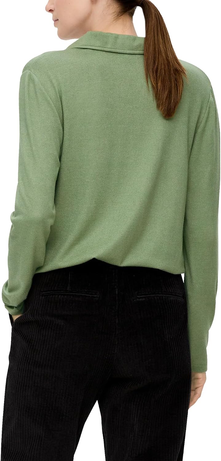 s.Oliver Longsleeve aus Viskosemix 42 78w9_grün, 42 78w9_grün