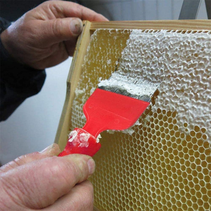 8 Stück Imkerwerkzeug Kit Bienenstock Raucher Set Bee Hive Imkereibedarf Tools Edelstahl-Smoker Bien