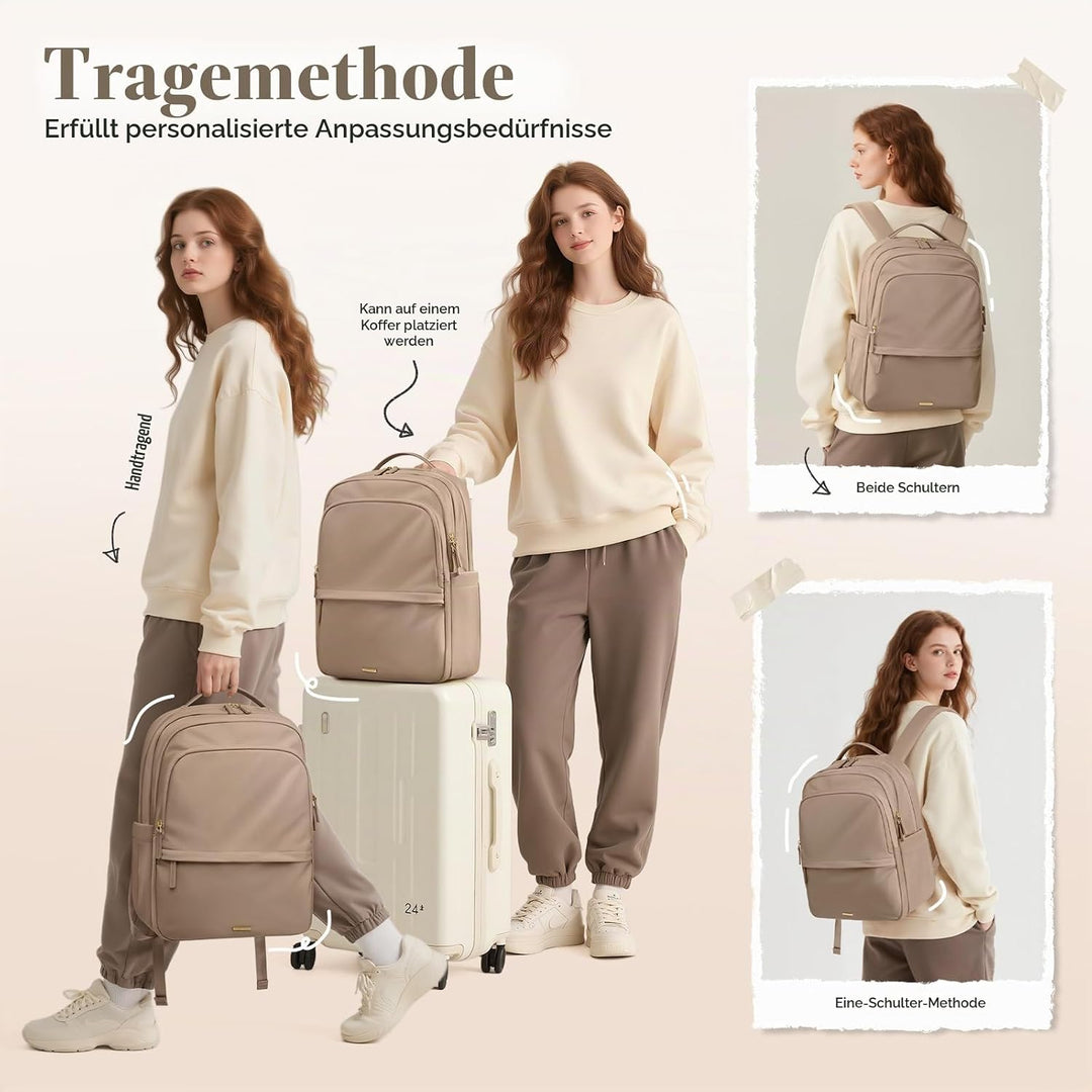 GOLF SUPAGS Multifunktional Handgepäck Rucksack, Schulrucksack Teenager, Rucksack Damen für Schule,