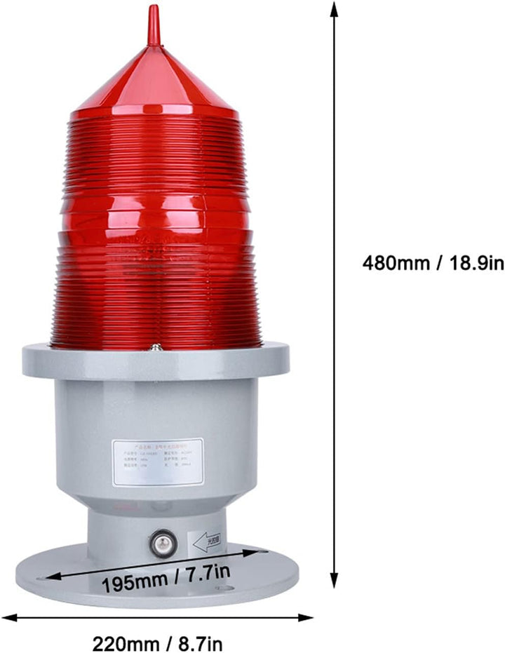 GZ-155LED Aviation Hindernisfeuer Highlight Beacon Signal Flash Rooftop Fischerboot für Brücken/Städ