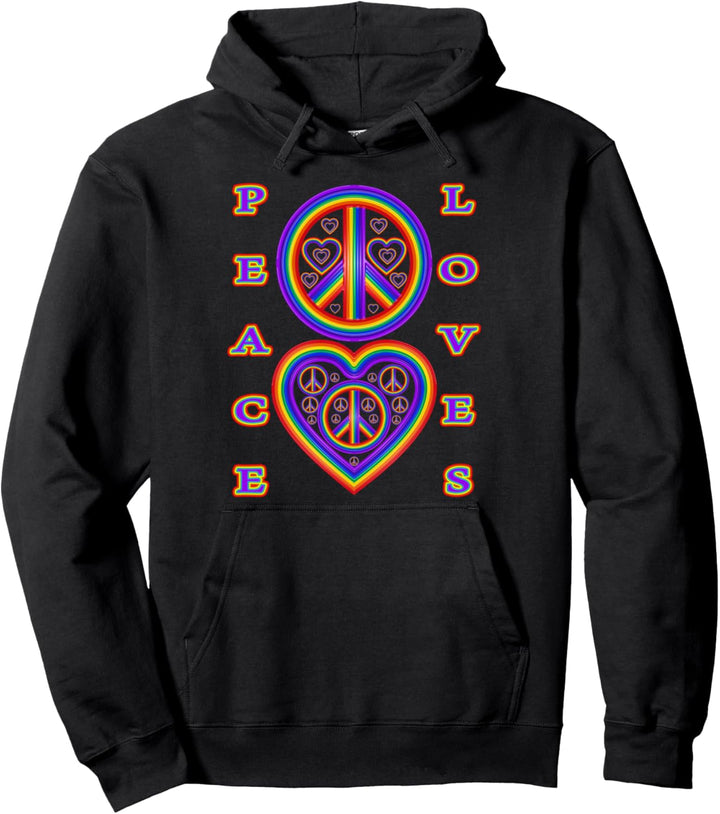 Frieden liebt lesbischen Gay Pride Pullover Hoodie
