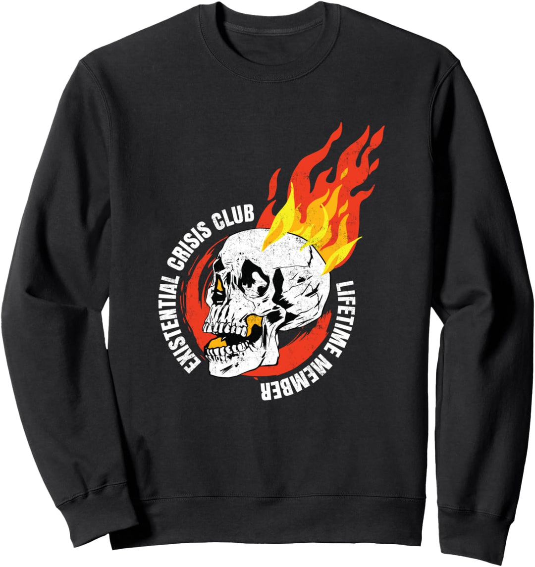 Existentialismus Design für Nihilisten und jeden Philosoph Sweatshirt
