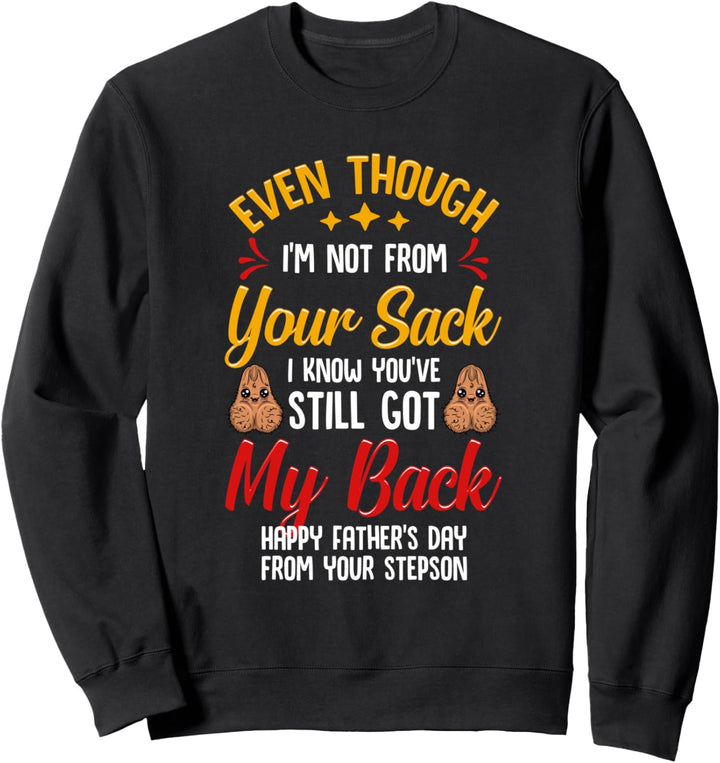 Lieber Stiefvater Vatertag An Stiefvater von Stiefsohn Sweatshirt