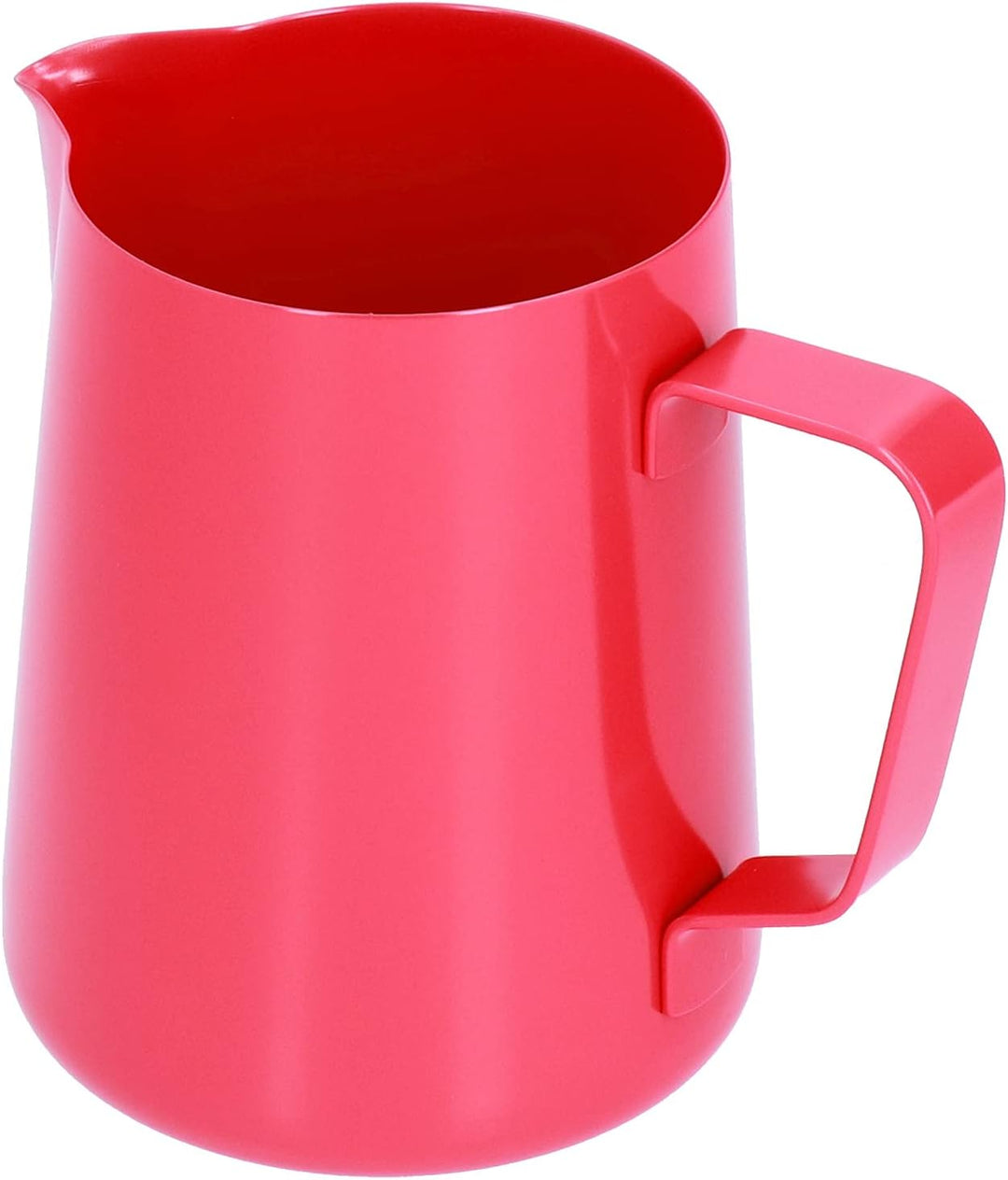 Domary 600-ml-Milchaufschäumkrug aus Edelstahl mit Spitzem Ausguss und Komfortablem Griff für Latte