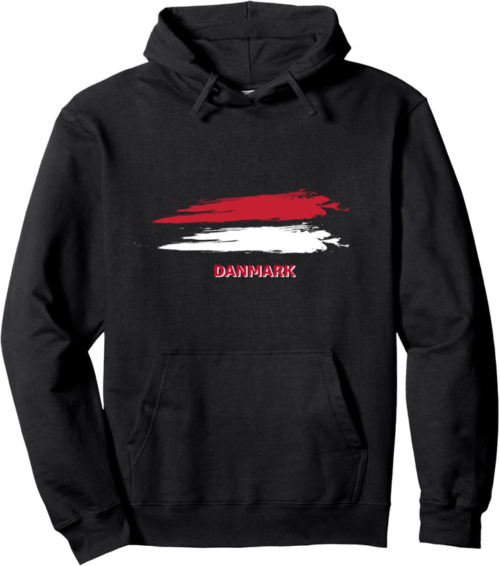 Flagge Danemark Pullover Hoodie