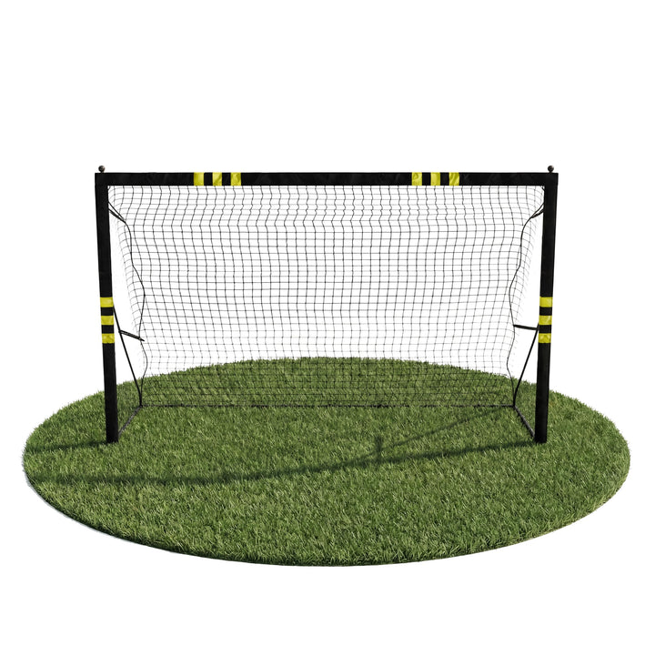 FRIEDO Pop-up Fussballtor Kinder inkl Tragetasche I 120x90cm-150x240cm I EN71 &amp; CE-geprüft I Rostfre